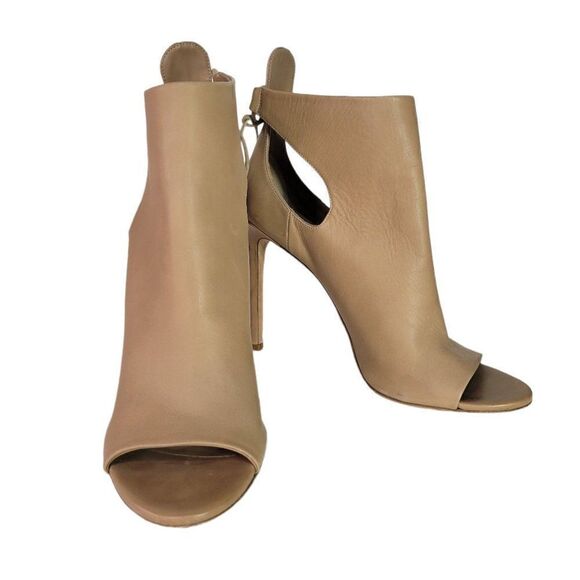 Vince Tan Open Toe Ankle Booties (Size 10M) - Picture 1 of 12